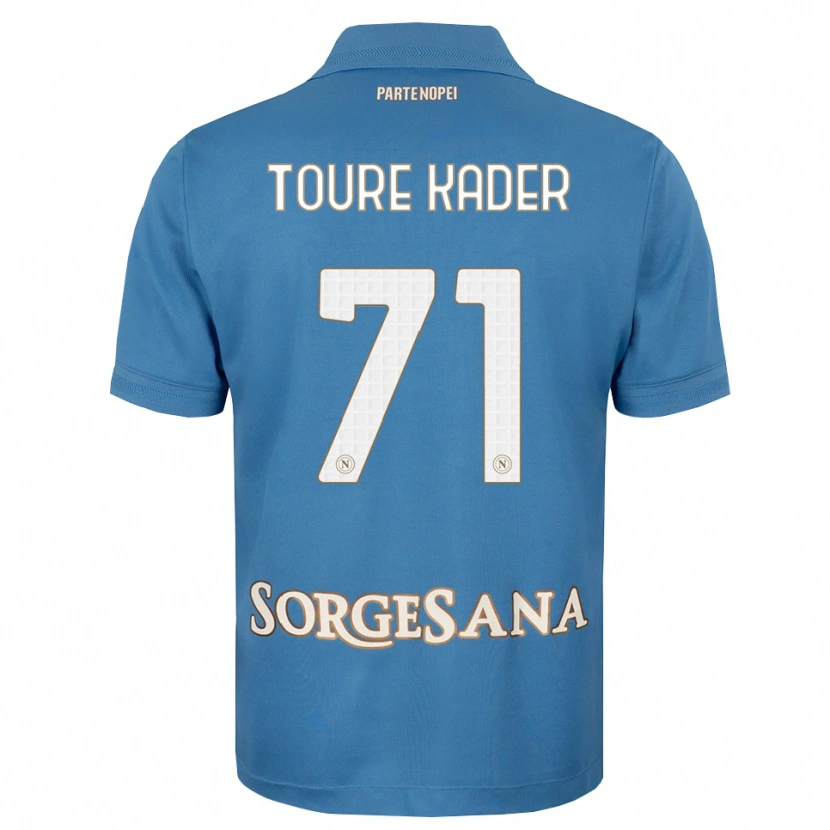Danxen Dame Aziz Toure Kader #71 Dis Blå Hvit Hjemmetrøye Drakt Trøye 2026/27 Skjorter T-Skjorte