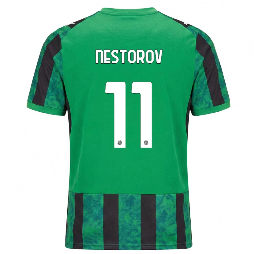Danxen Dame Dean Nestorov #11 Grønn Svart Hvit Hjemmetrøye Drakt Trøye 2026/27 Skjorter T-Skjorte