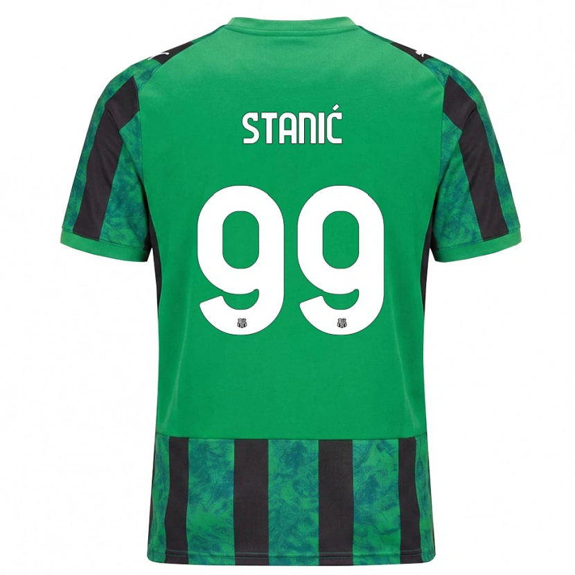 Danxen Dame Paulina Stanić #99 Grønn Svart Hvit Hjemmetrøye Drakt Trøye 2026/27 Skjorter T-Skjorte