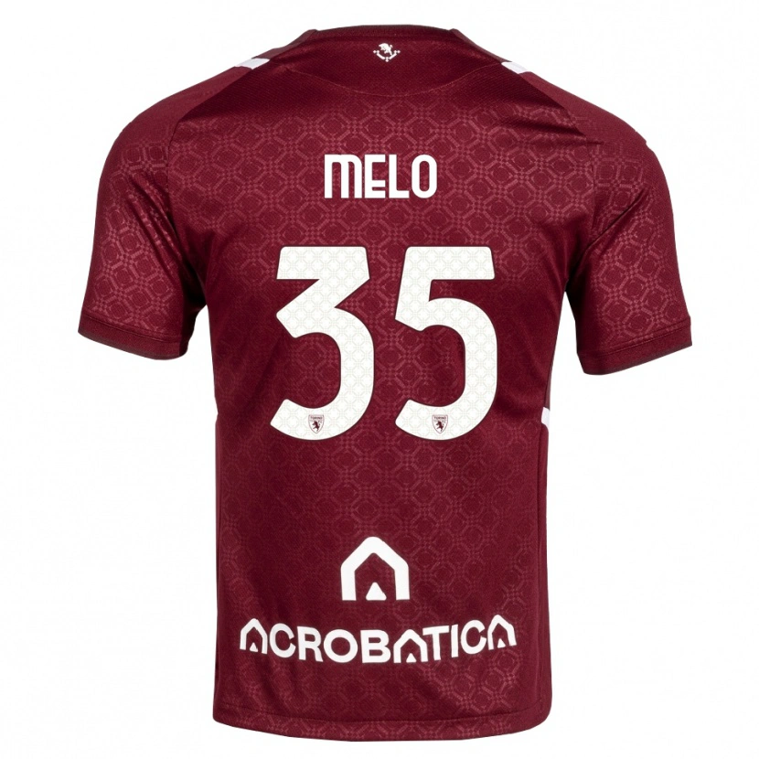 Danxen Dame Rafael Melo #35 Burgunder Hvit Hjemmetrøye Drakt Trøye 2026/27 Skjorter T-Skjorte