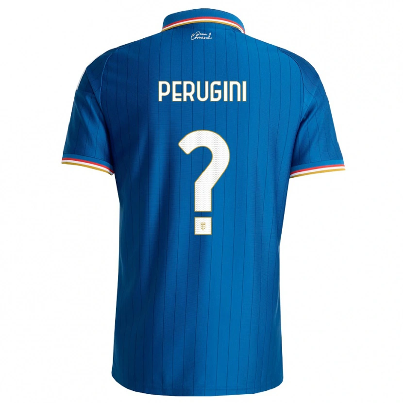 Danxen Dame Mattia Perugini #0 Blå Hvit Rød Hjemmetrøye Drakt Trøye 2026/27 Skjorter T-Skjorte