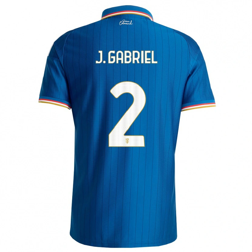 Danxen Dame João Gabriel #2 Blå Hvit Rød Hjemmetrøye Drakt Trøye 2026/27 Skjorter T-Skjorte
