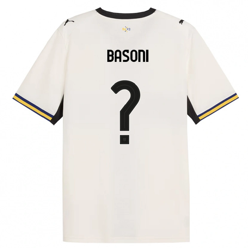 Danxen Dame Tommaso Basoni #0 Off-White Svart Gul Hjemmetrøye Drakt Trøye 2026/27 Skjorter T-Skjorte