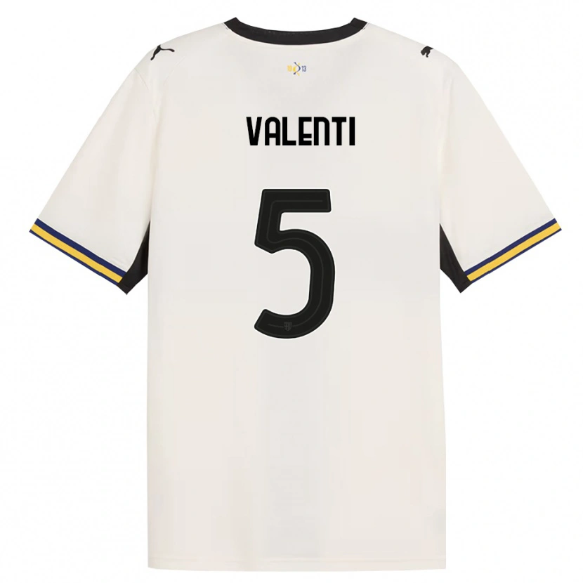 Danxen Dame Lautaro Valenti #5 Off-White Svart Gul Hjemmetrøye Drakt Trøye 2026/27 Skjorter T-Skjorte