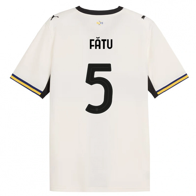 Danxen Dame Rareș Fătu #5 Off-White Svart Gul Hjemmetrøye Drakt Trøye 2026/27 Skjorter T-Skjorte