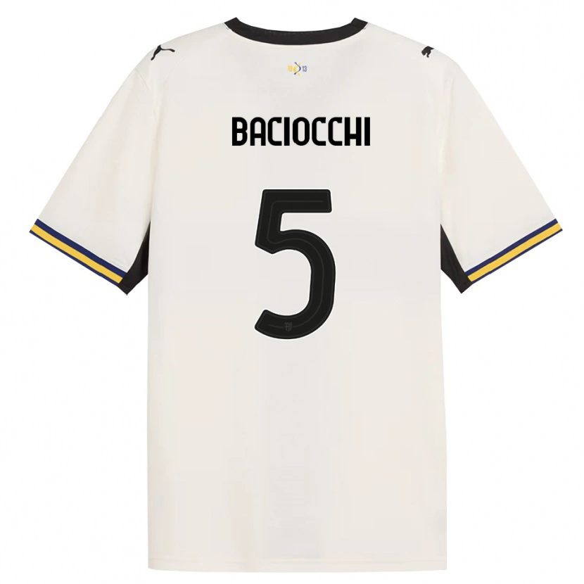 Danxen Dame Giulio Baciocchi #5 Off-White Svart Gul Hjemmetrøye Drakt Trøye 2026/27 Skjorter T-Skjorte