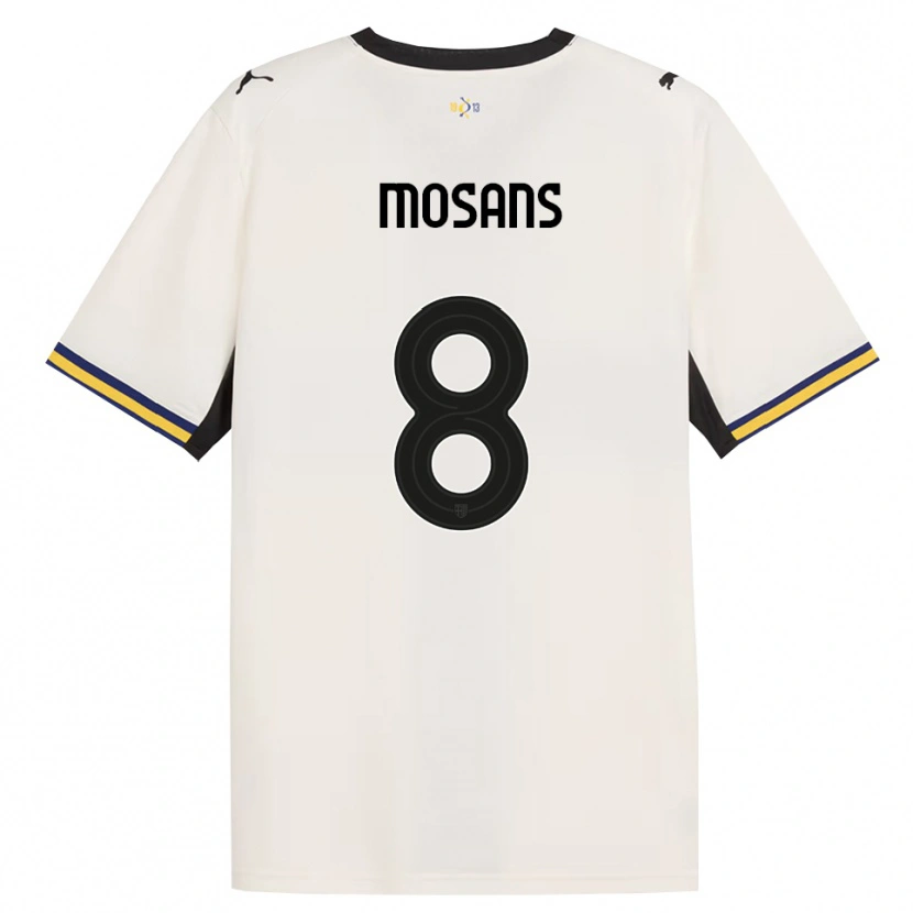Danxen Dame Kristaps Mosans #8 Off-White Svart Gul Hjemmetrøye Drakt Trøye 2026/27 Skjorter T-Skjorte
