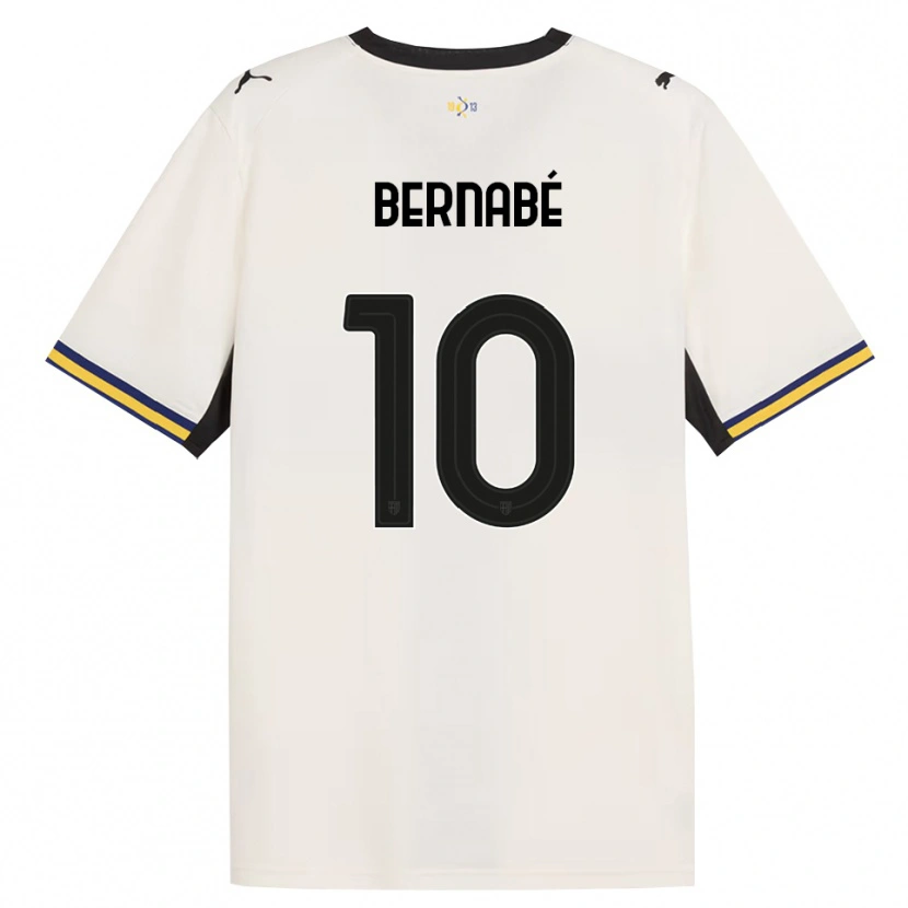 Danxen Dame Adrián Bernabé #10 Off-White Svart Gul Hjemmetrøye Drakt Trøye 2026/27 Skjorter T-Skjorte