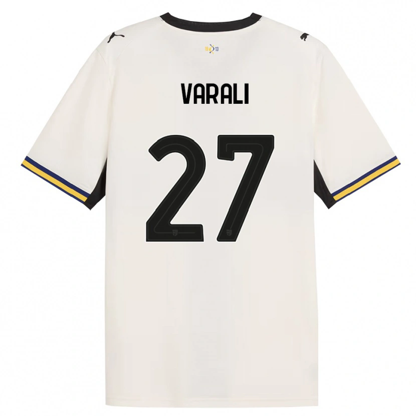 Danxen Dame Ludovico Varali #27 Off-White Svart Gul Hjemmetrøye Drakt Trøye 2026/27 Skjorter T-Skjorte