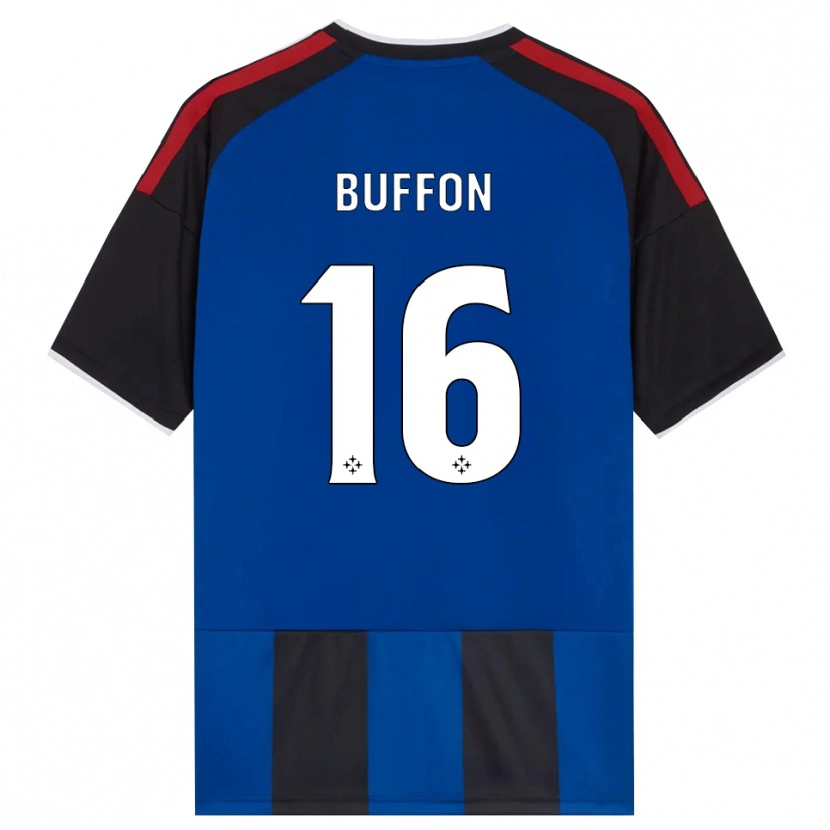 Danxen Dame Louis Buffon #16 Svart Rød Hvit Blå Hjemmetrøye Drakt Trøye 2026/27 Skjorter T-Skjorte