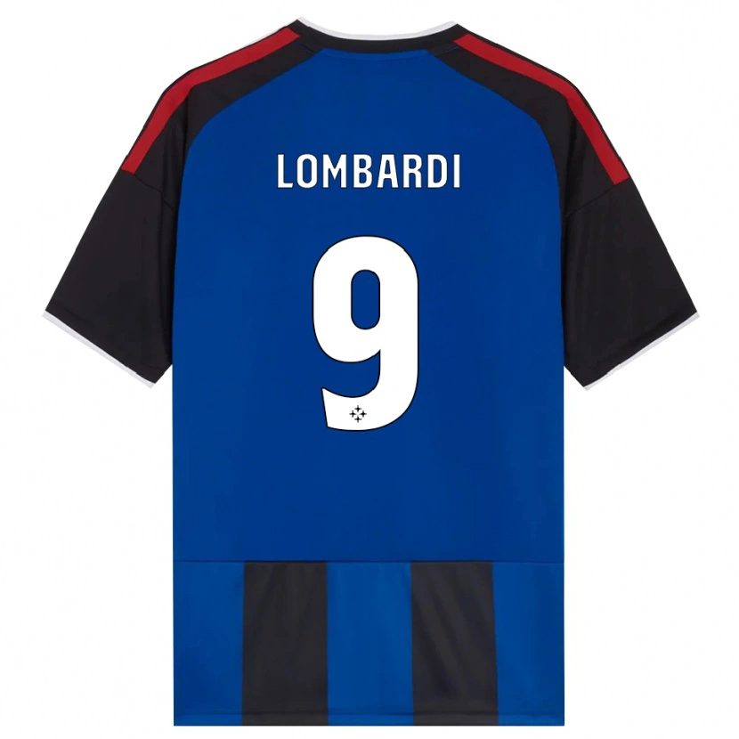 Danxen Dame Samuele Lombardi #9 Svart Rød Hvit Blå Hjemmetrøye Drakt Trøye 2026/27 Skjorter T-Skjorte