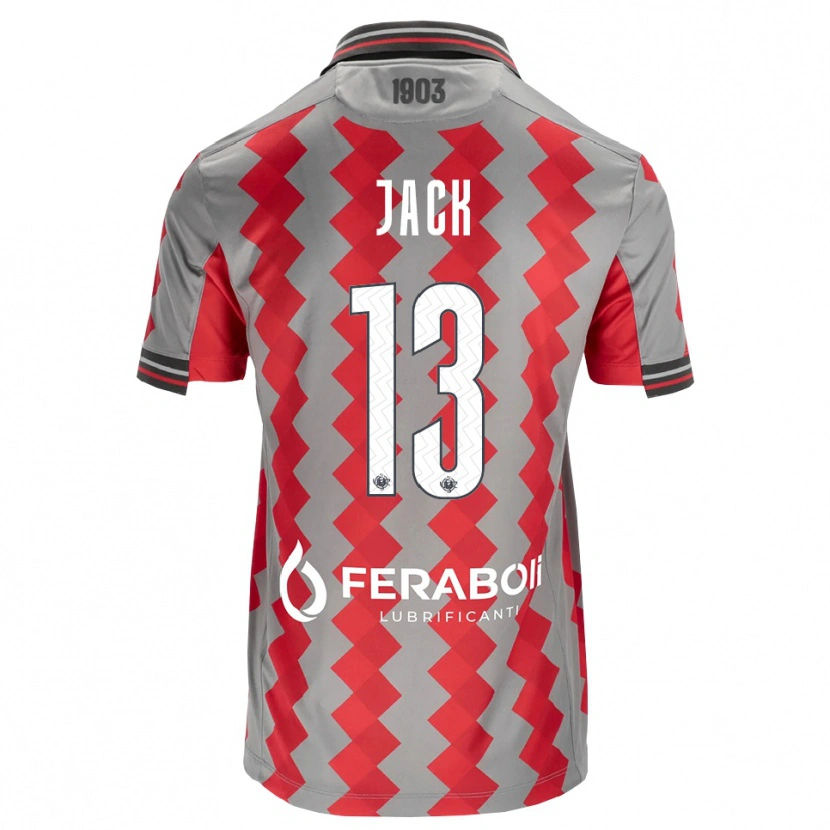 Danxen Dame Fellipe Jack #13 Grå Rød Hvit Hjemmetrøye Drakt Trøye 2026/27 Skjorter T-Skjorte
