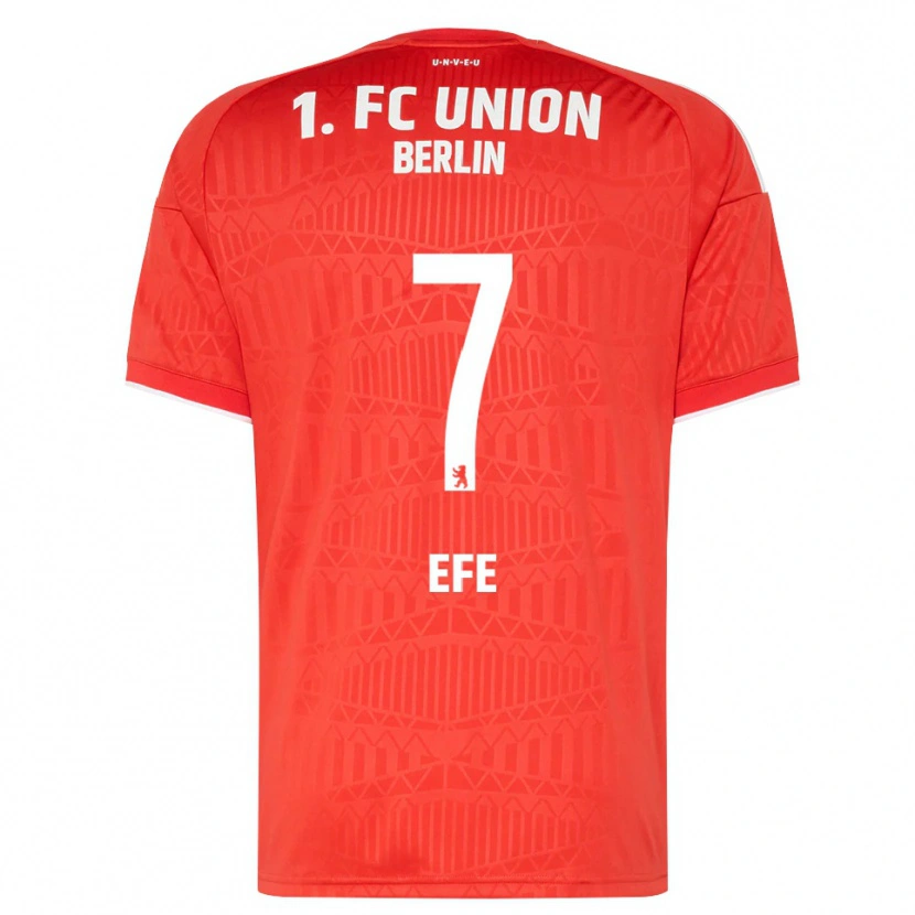 Danxen Dame Baran Efe #7 Rød Hvit Hjemmetrøye Drakt Trøye 2026/27 Skjorter T-Skjorte