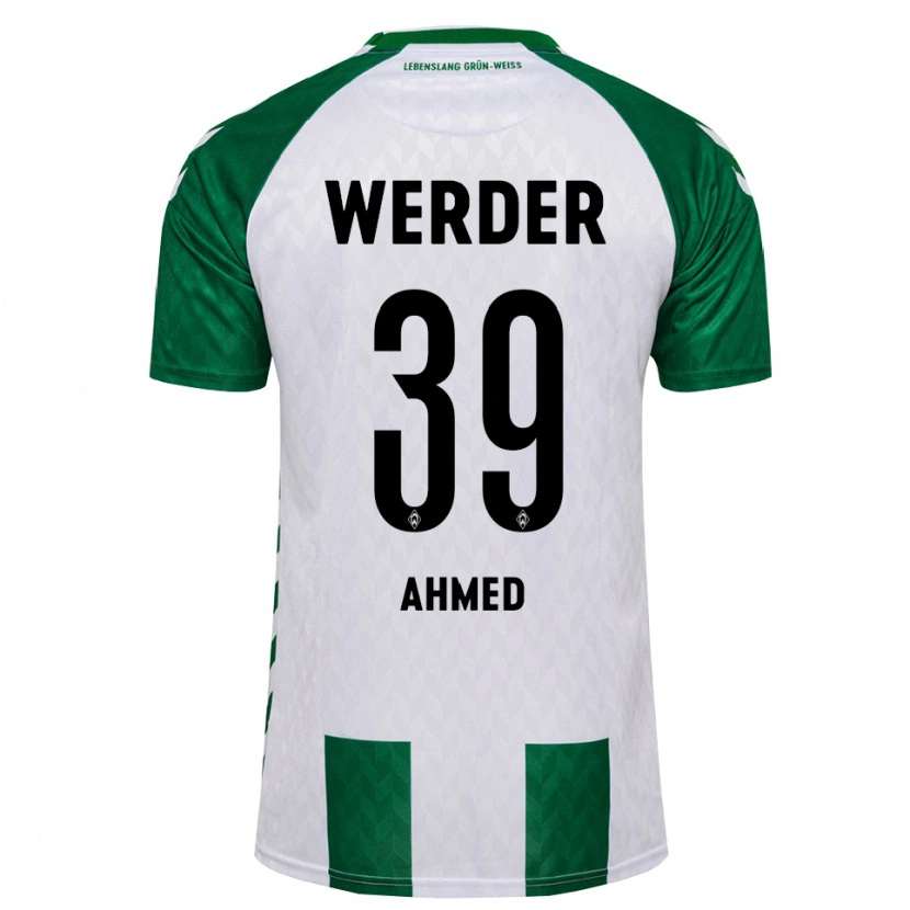 Danxen Dame Abdelhamid Ahmed #39 Grønn Hvit Hjemmetrøye Drakt Trøye 2026/27 Skjorter T-Skjorte