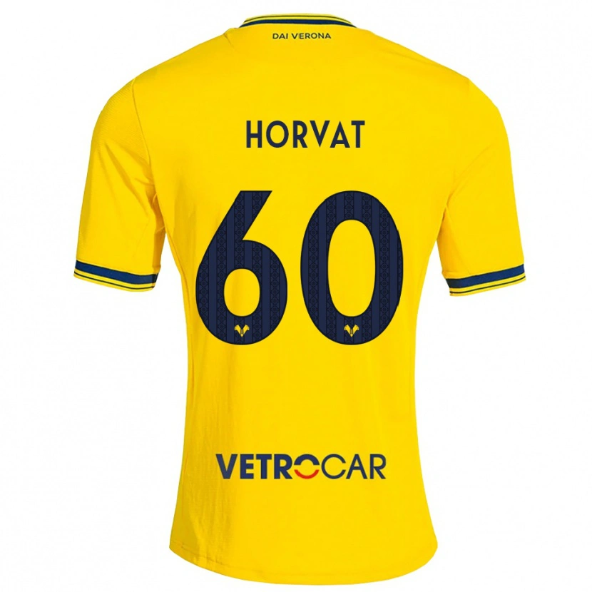 Danxen Dame Mihaela Horvat #60 Gul Rød Bortetrøye Drakt Trøye 2026/27 Skjorter T-Skjorte