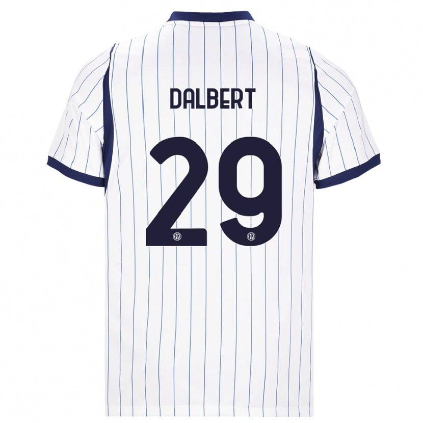 Danxen Dame Dalbert #29 Hvit Marineblå Bortetrøye Drakt Trøye 2026/27 Skjorter T-Skjorte