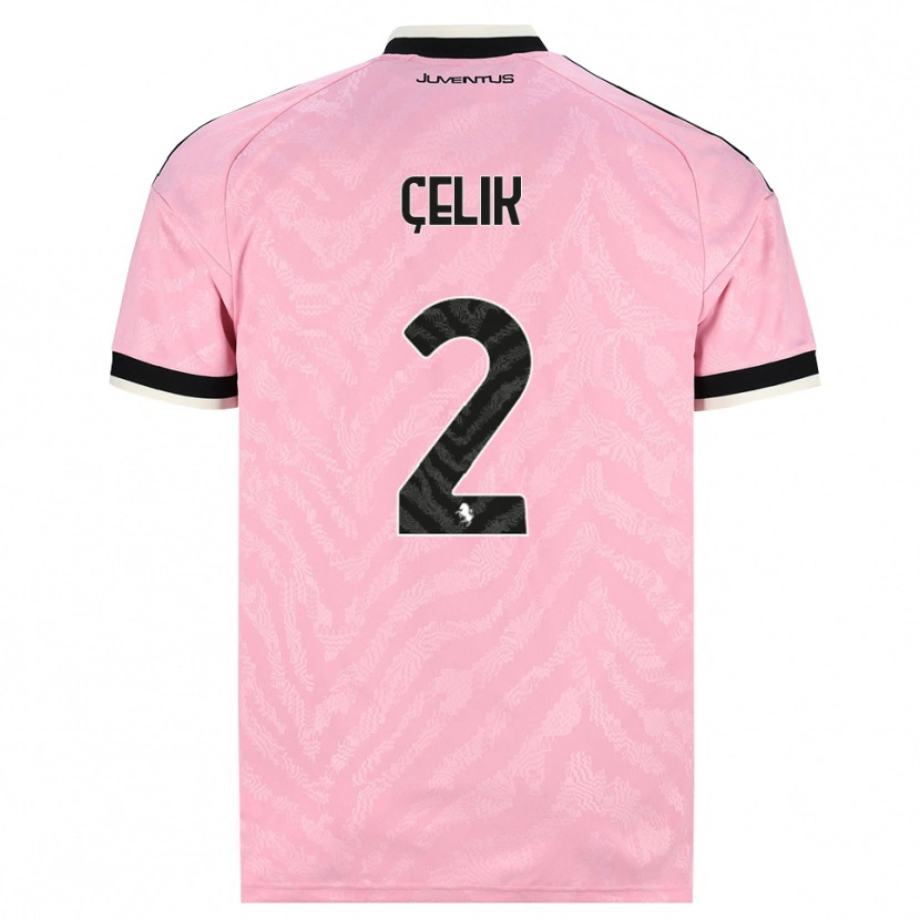 Danxen Dame Zeki Çelik #2 Rosa Svart Bortetrøye Drakt Trøye 2026/27 Skjorter T-Skjorte