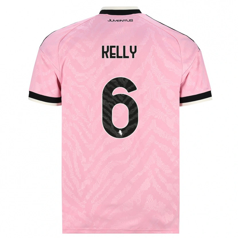 Danxen Dame Lloyd Kelly #6 Rosa Svart Bortetrøye Drakt Trøye 2026/27 Skjorter T-Skjorte