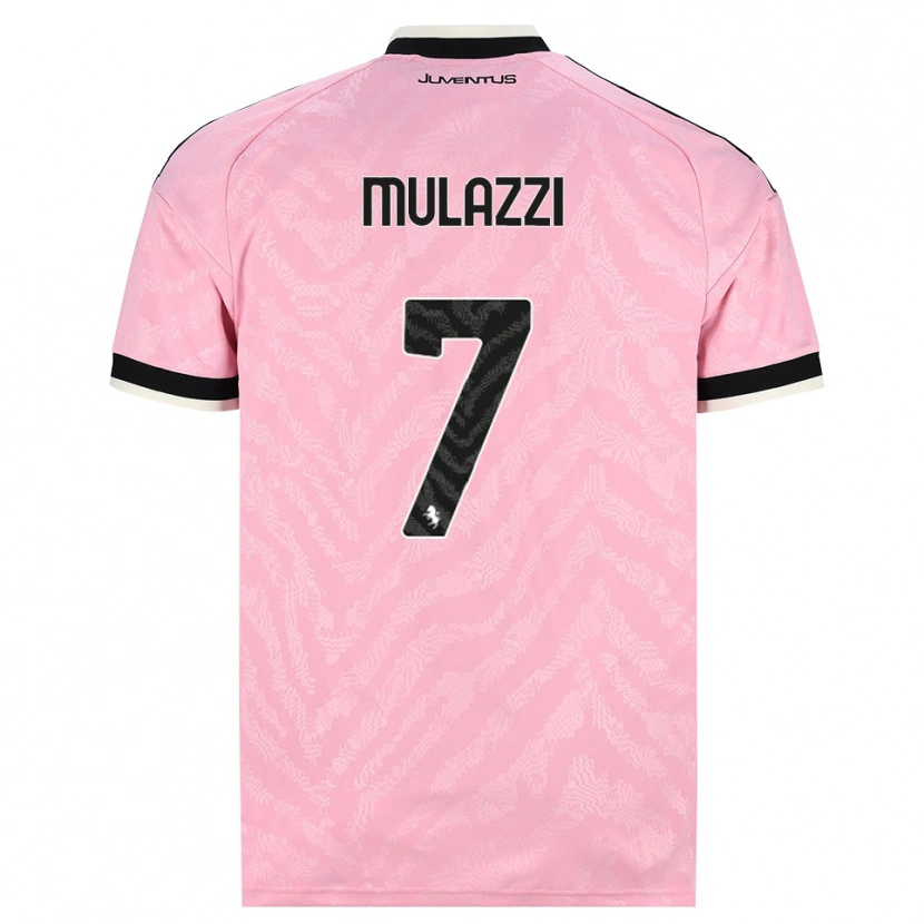 Danxen Dame Gabriele Mulazzi #7 Rosa Svart Bortetrøye Drakt Trøye 2026/27 Skjorter T-Skjorte