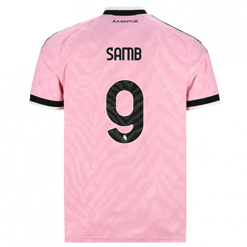 Danxen Dame Demba Samb #9 Rosa Svart Bortetrøye Drakt Trøye 2026/27 Skjorter T-Skjorte