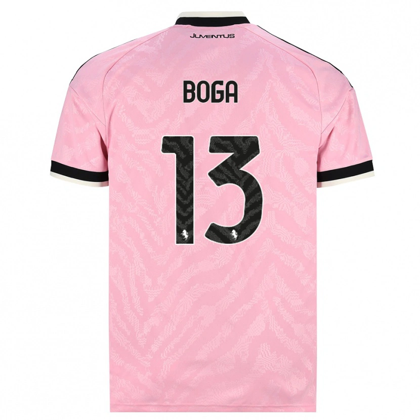 Danxen Dame Jérémie Boga #13 Rosa Svart Bortetrøye Drakt Trøye 2026/27 Skjorter T-Skjorte