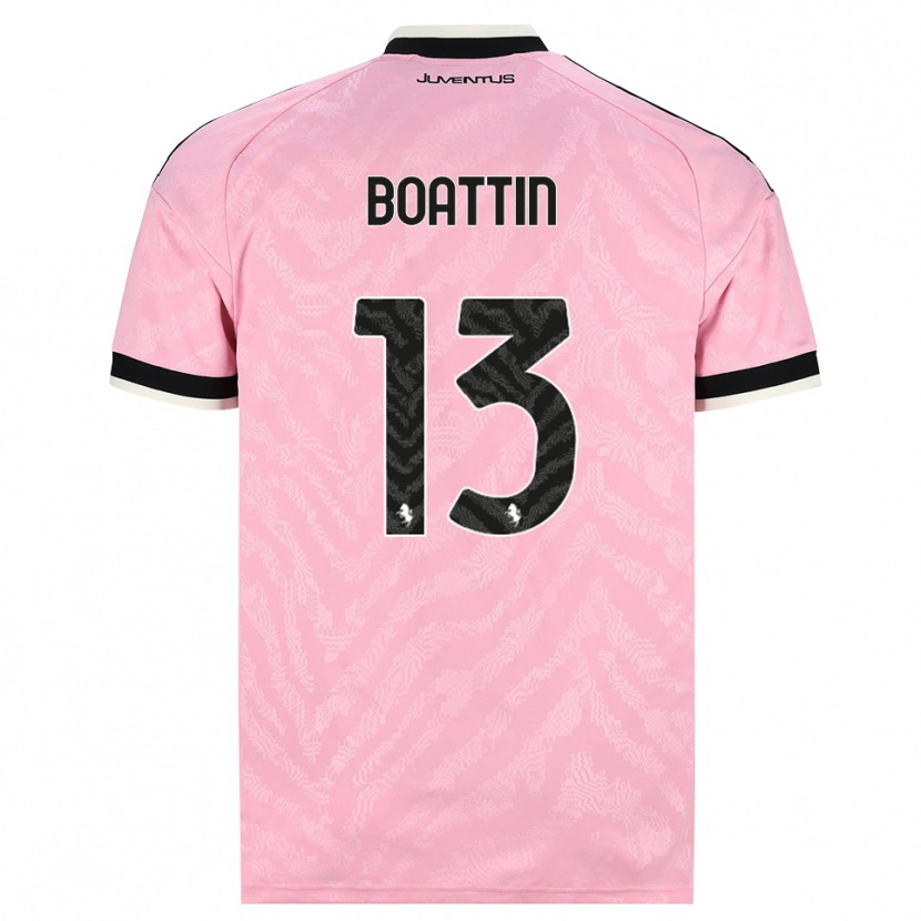 Danxen Dame Lisa Boattin #13 Rosa Svart Bortetrøye Drakt Trøye 2026/27 Skjorter T-Skjorte