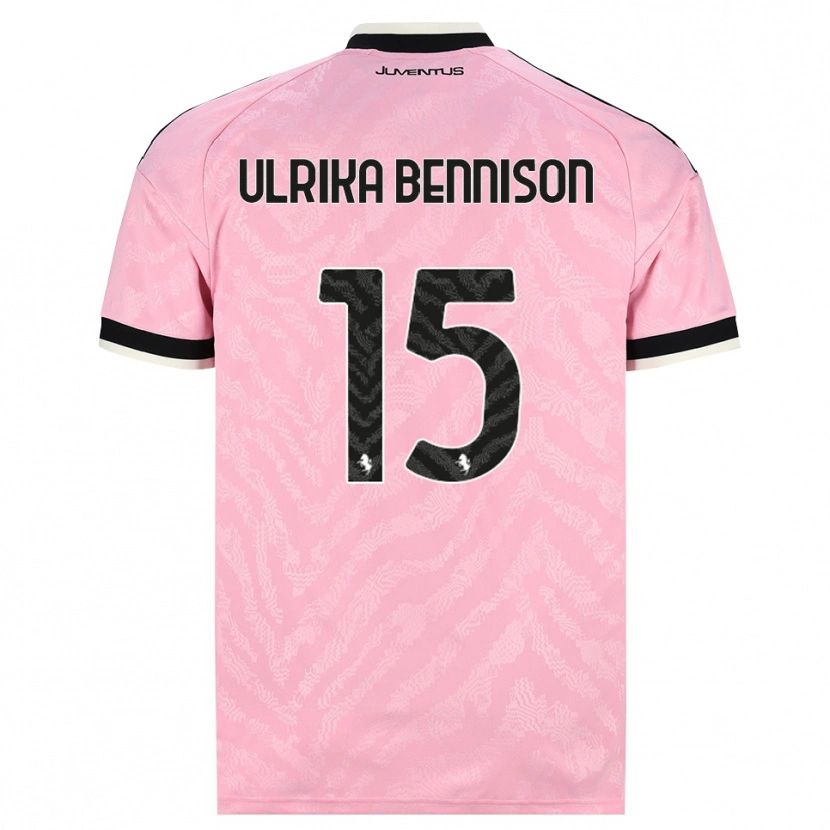 Danxen Dame Hanna Ulrika Bennison #15 Rosa Svart Bortetrøye Drakt Trøye 2026/27 Skjorter T-Skjorte