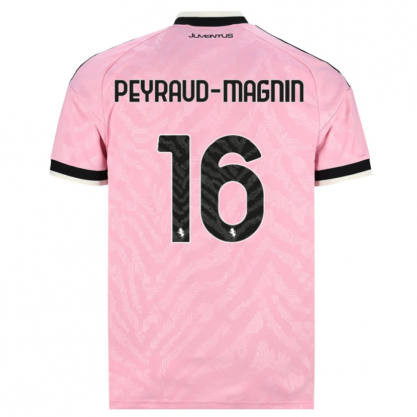 Danxen Dame Pauline Peyraud-Magnin #16 Rosa Svart Bortetrøye Drakt Trøye 2026/27 Skjorter T-Skjorte