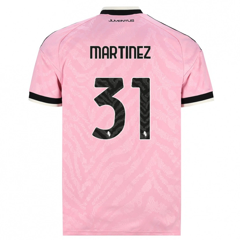 Danxen Dame Bruno Martinez #31 Rosa Svart Bortetrøye Drakt Trøye 2026/27 Skjorter T-Skjorte