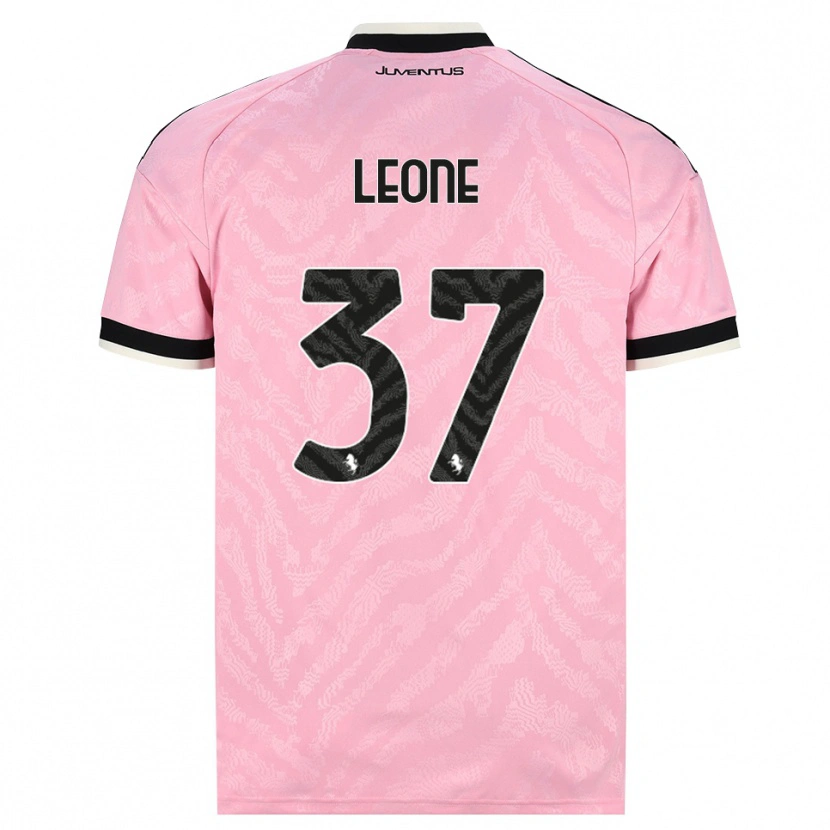 Danxen Dame Francesco Leone #37 Rosa Svart Bortetrøye Drakt Trøye 2026/27 Skjorter T-Skjorte