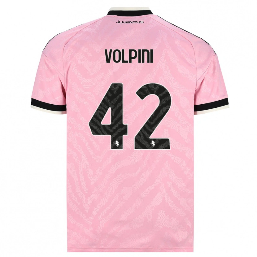 Danxen Dame Viola Volpini #42 Rosa Svart Bortetrøye Drakt Trøye 2026/27 Skjorter T-Skjorte