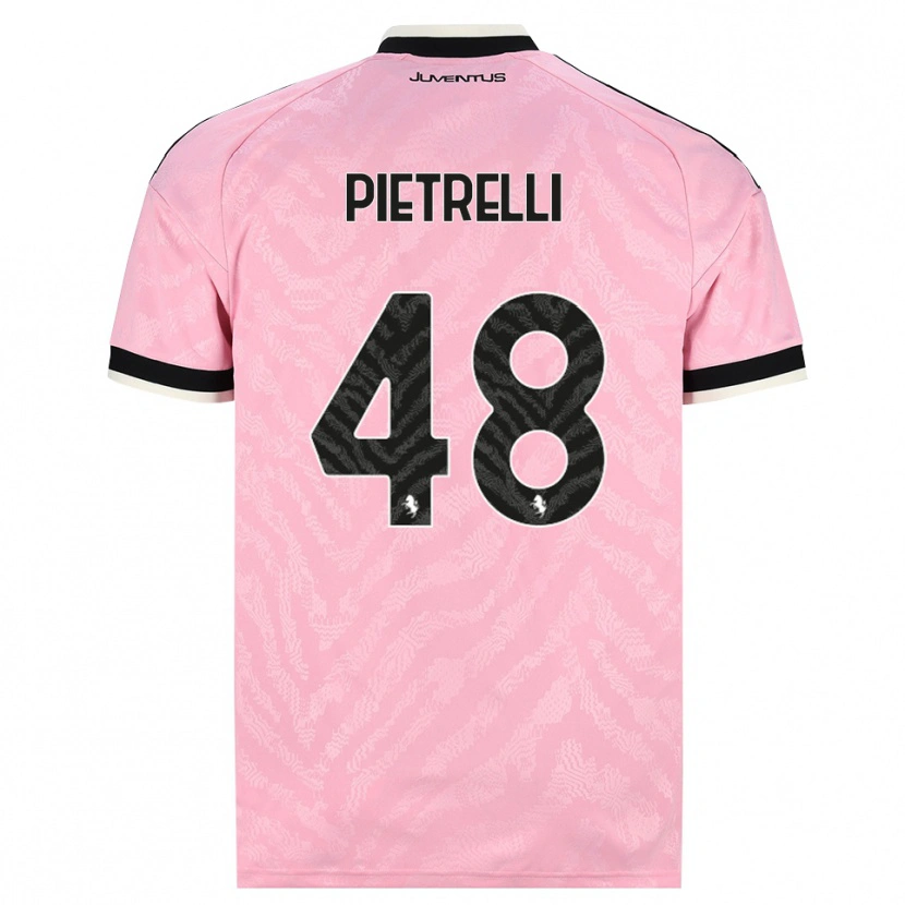 Danxen Dame Alessandro Pietrelli #48 Rosa Svart Bortetrøye Drakt Trøye 2026/27 Skjorter T-Skjorte