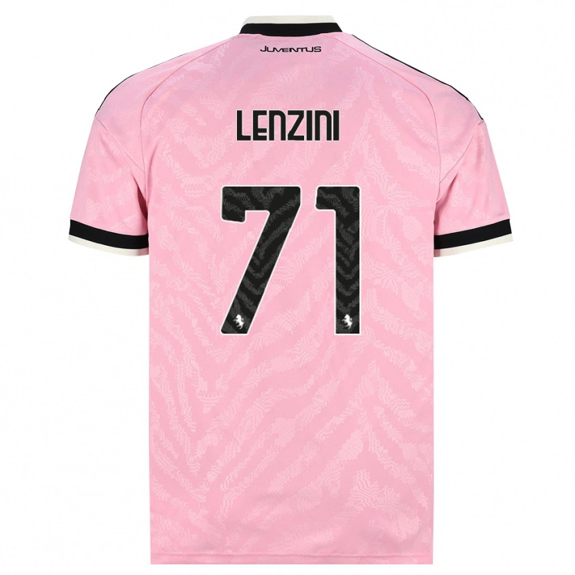 Danxen Dame Martina Lenzini #71 Rosa Svart Bortetrøye Drakt Trøye 2026/27 Skjorter T-Skjorte