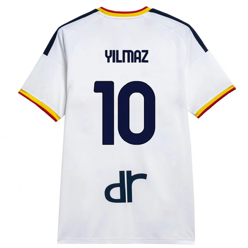 Danxen Dame Enes Yilmaz #10 Hvit Gul Rød Bortetrøye Drakt Trøye 2026/27 Skjorter T-Skjorte