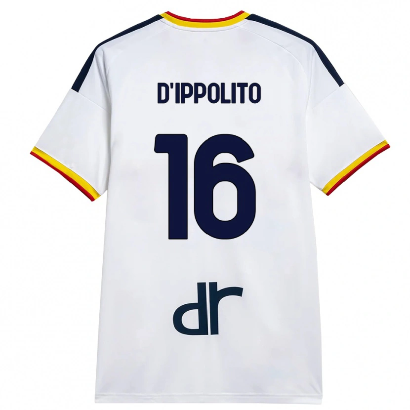 Danxen Dame Nicola D'ippolito #16 Hvit Gul Rød Bortetrøye Drakt Trøye 2026/27 Skjorter T-Skjorte