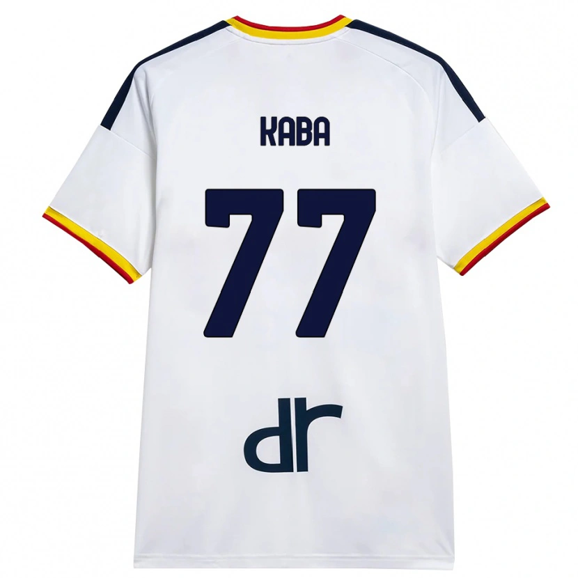 Danxen Dame Mohamed Kaba #77 Hvit Gul Rød Bortetrøye Drakt Trøye 2026/27 Skjorter T-Skjorte