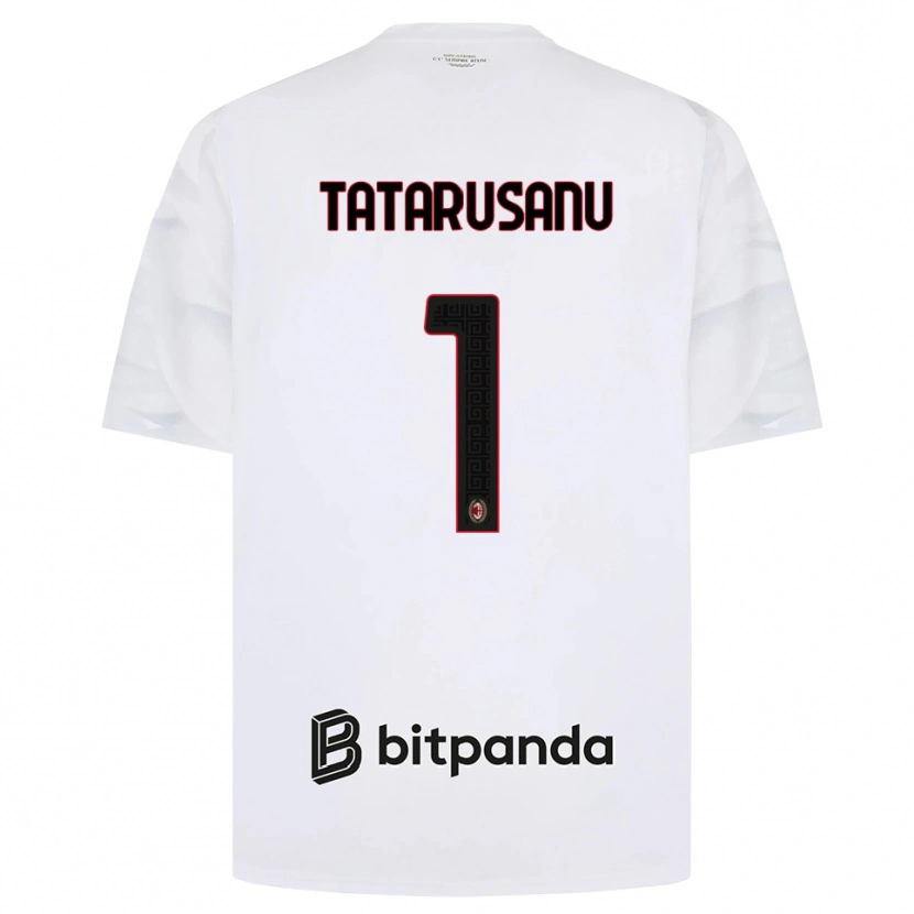 Danxen Dame Ciprian Tatarusanu #1 Hvit Rød Svart Bortetrøye Drakt Trøye 2026/27 Skjorter T-Skjorte