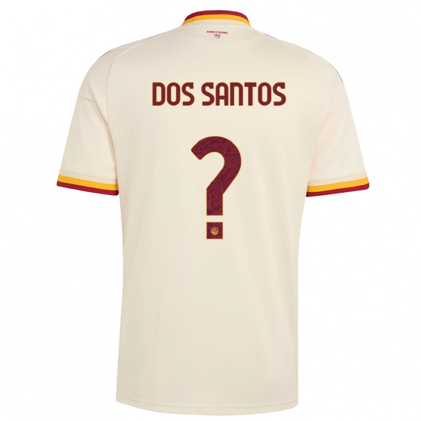 Danxen Dame Leandro Dos Santos #0 Champagne Rød Gul Bortetrøye Drakt Trøye 2026/27 Skjorter T-Skjorte