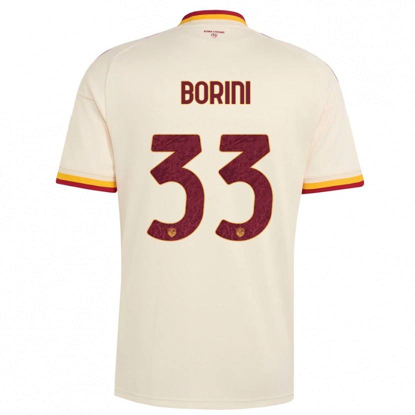 Danxen Dame Joyce Borini #33 Champagne Rød Gul Bortetrøye Drakt Trøye 2026/27 Skjorter T-Skjorte