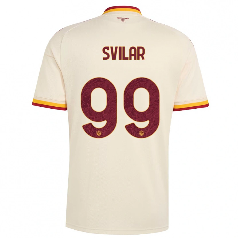 Danxen Dame Mile Svilar #99 Champagne Rød Gul Bortetrøye Drakt Trøye 2026/27 Skjorter T-Skjorte