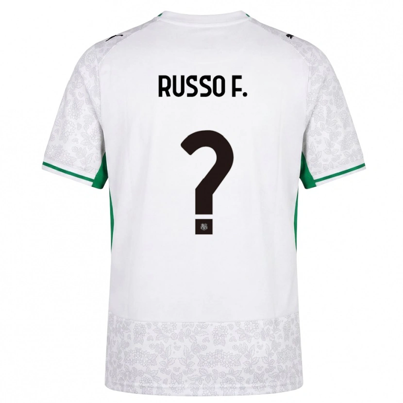 Danxen Dame Flavio Russo #0 Hvit Svart Grønn Bortetrøye Drakt Trøye 2026/27 Skjorter T-Skjorte