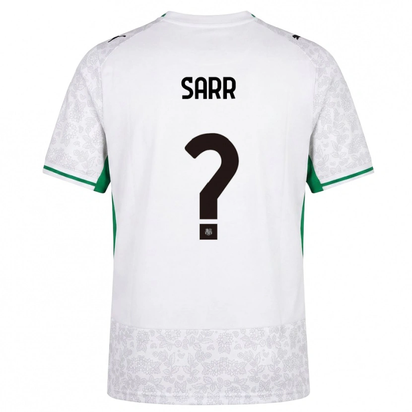 Danxen Dame Demba Sarr #0 Hvit Svart Grønn Bortetrøye Drakt Trøye 2026/27 Skjorter T-Skjorte