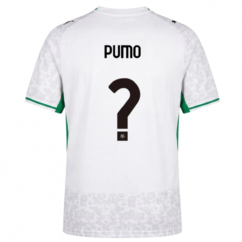 Danxen Dame Samuele Pumo #0 Hvit Svart Grønn Bortetrøye Drakt Trøye 2026/27 Skjorter T-Skjorte