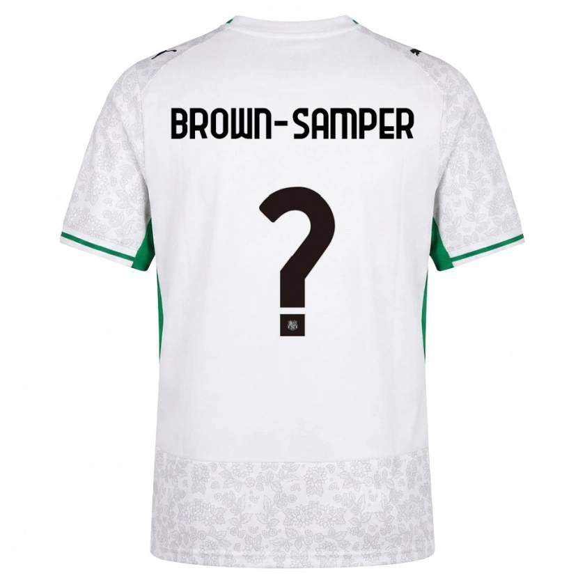Danxen Dame Isaac Brown-Samper #0 Hvit Svart Grønn Bortetrøye Drakt Trøye 2026/27 Skjorter T-Skjorte