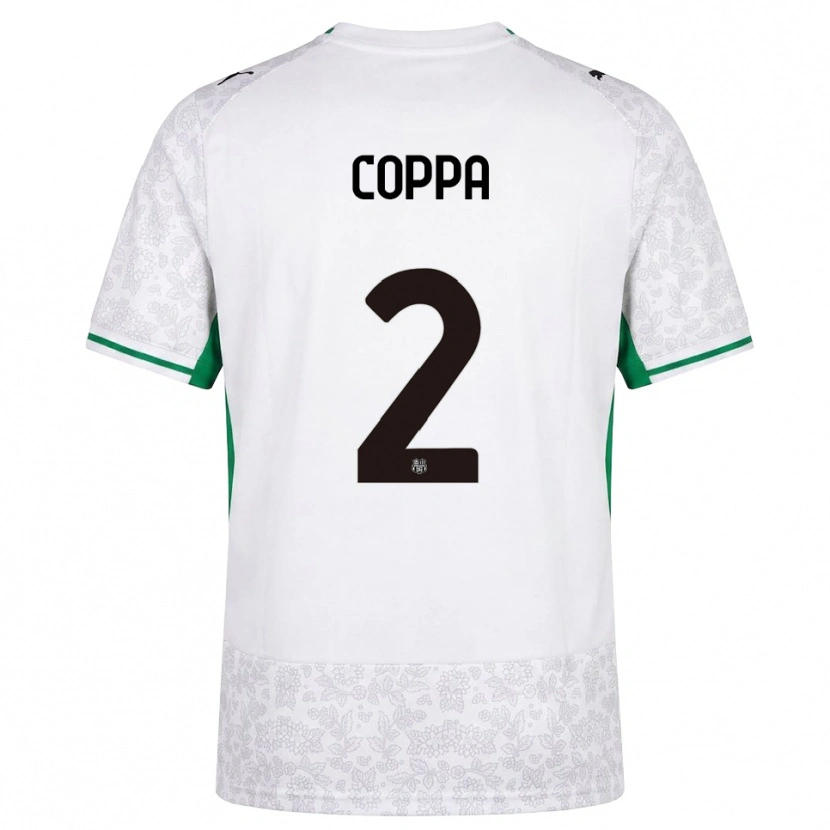 Danxen Dame Samuele Coppa #2 Hvit Svart Grønn Bortetrøye Drakt Trøye 2026/27 Skjorter T-Skjorte