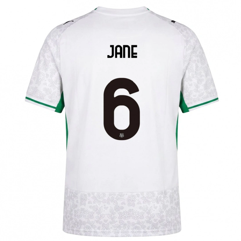 Danxen Dame Refiloe Jane #6 Hvit Svart Grønn Bortetrøye Drakt Trøye 2026/27 Skjorter T-Skjorte