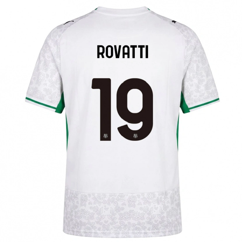 Danxen Dame Matteo Rovatti #19 Hvit Svart Grønn Bortetrøye Drakt Trøye 2026/27 Skjorter T-Skjorte