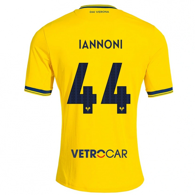 Danxen Dame Edoardo Iannoni #44 Gul Rød Bortetrøye Drakt Trøye 2026/27 Skjorter T-Skjorte