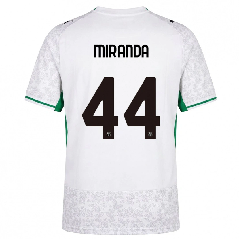 Danxen Dame Kevin Miranda #44 Hvit Svart Grønn Bortetrøye Drakt Trøye 2026/27 Skjorter T-Skjorte