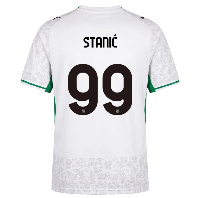 Danxen Dame Paulina Stanić #99 Hvit Svart Grønn Bortetrøye Drakt Trøye 2026/27 Skjorter T-Skjorte